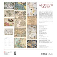 Antique Maps 2025 Wall Calender